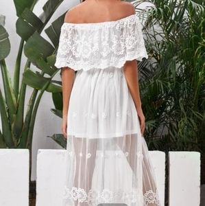 Off Shoulder lace dress